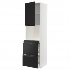 Доставка из Польши METOD / MAXIMERA sza do mikr komb drzw/3szu, bialy/Upplov matowy antracyt, 60x60x220 cm ИКЕА-39494029, ЕВРОИКЕА Калининград