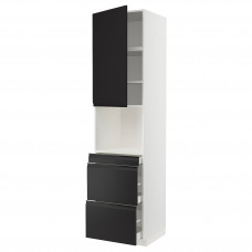 Доставка из Польши METOD / MAXIMERA sza do mikr komb drzw/3szu, bialy/Upplov matowy antracyt, 60x60x240 cm ИКЕА-49492925, ЕВРОИКЕА Калининград