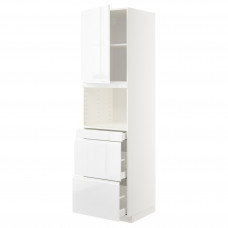 Доставка из Польши METOD / MAXIMERA sza do mikr komb drzw/3szu, bialy/Voxtorp polysk/biel, 60x60x220 cm ИКЕА-49464965, ЕВРОИКЕА Калининград