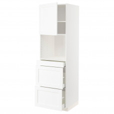 Доставка из Польши METOD / MAXIMERA sza do mikr komb drzw/3szu, bialy Enkoping/bialy imitacja drewna, 60x60x200 cm ИКЕА-19473589, ЕВРОИКЕА Калининград