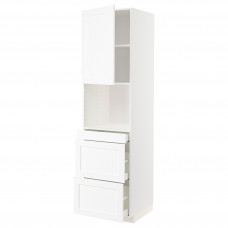 Доставка из Польши METOD / MAXIMERA sza do mikr komb drzw/3szu, bialy Enkoping/bialy imitacja drewna, 60x60x220 cm ИКЕА-99473590, ЕВРОИКЕА Калининград