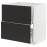 Доставка из Польши METOD / MAXIMERA sz stj zl+2fr/2szu, bialy/Nickebo matowy antracyt, 80x60 cm ИКЕА-39498541, ЕВРОИКЕА Калининград