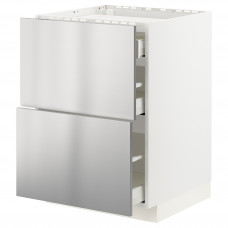 Доставка из Польши METOD / MAXIMERA sz stj pl/2fr/3szu, bialy/Varsta stal nierdz, 60x60 cm ИКЕА-99329890, ЕВРОИКЕА Калининград