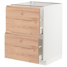 Доставка из Польши METOD / MAXIMERA sz stj 2fr/2w szu, bialy/Voxtorp imit. debu, 60x60 cm ИКЕА-99402791, ЕВРОИКЕА Калининград