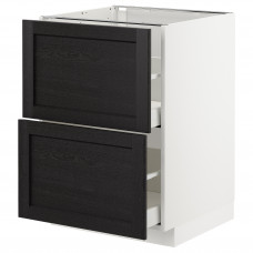 Доставка из Польши METOD / MAXIMERA sz stj 2fr/2w szu, bialy/Lerhyttan bejcowane na czarno, 60x60 cm ИКЕА-09257538, ЕВРОИКЕА Калининград
