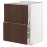 Доставка из Польши METOD / MAXIMERA sz stj 2fr/2w szu, bialy/Sinarp brazowy, 60x60 cm ИКЕА-59404080, ЕВРОИКЕА Калининград
