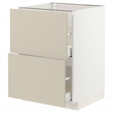 Доставка из Польши METOD / MAXIMERA sz stj 2fr/2w szu, bialy/Havstorp bezowy, 60x60 cm ИКЕА-49426600, ЕВРОИКЕА Калининград