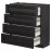 Доставка из Польши METOD / MAXIMERA sz stj 4fr/4szu, czarny/Lerhyttan bejcowane na czarno, 80x37 cm ИКЕА-39260025, ЕВРОИКЕА Калининград