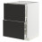 Доставка из Польши METOD / MAXIMERA sz stj 2fr/2w szu, bialy/Nickebo matowy antracyt, 60x60 cm ИКЕА-09497538, ЕВРОИКЕА Калининград