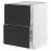Доставка из Польши METOD / MAXIMERA sz stj 2fr/2w szu, bialy/Upplov matowy antracyt, 60x60 cm ИКЕА-79493527, ЕВРОИКЕА Калининград