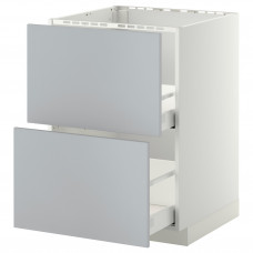 Доставка из Польши METOD / MAXIMERA Подставка zl+2fr/2sz, белый/Veddinge серый, 60x60 cm ИКЕА-69920204, ЕВРОИКЕА Калининград