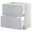Доставка из Польши METOD / MAXIMERA Подставка zl+2fr/2sz, белый/Veddinge серый, 80x60 cm ИКЕА-79920246, ЕВРОИКЕА Калининград
