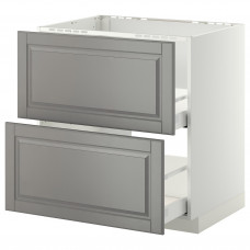 Доставка из Польши METOD / MAXIMERA sz stj zl+2fr/2szu, bialy/Bodbyn szary, 80x60 cm ИКЕА-79920227, ЕВРОИКЕА Калининград