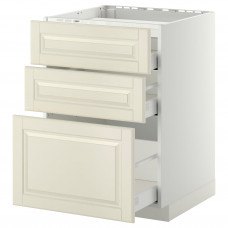 Доставка из Польши METOD / MAXIMERA sz stj pl/3fr/3szu, bialy/Bodbyn kremowy, 60x60 cm ИКЕА-79027054, ЕВРОИКЕА Калининград