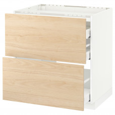 Доставка из Польши METOD / MAXIMERA sz stj pl/2fr/3szu, bialy/Askersund wzor jasny jesion, 80x60 cm ИКЕА-39215919, ЕВРОИКЕА Калининград