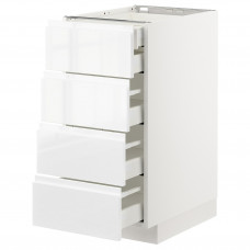 Доставка из Польши METOD / MAXIMERA sz stj 4fr/2n/3sr szu, bialy/Voxtorp polysk/biel, 40x60 cm ИКЕА-39254289, ЕВРОИКЕА Калининград