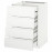 Доставка из Польши METOD / MAXIMERA sz stj 4fr/2n/3sr szu, bialy/Voxtorp matowy bialy, 60x60 cm ИКЕА-89112099, ЕВРОИКЕА Калининград