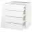 Доставка из Польши METOD / MAXIMERA sz stj 4fr/2n/3sr szu, bialy/Voxtorp matowy bialy, 80x60 cm ИКЕА-49112100, ЕВРОИКЕА Калининград