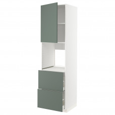 Доставка из Польши METOD / MAXIMERA w sz n pie dr/2fr/2w szu, bialy/Bodarp szarozielony, 60x60x220 cm ИКЕА-89460423, ЕВРОИКЕА Калининград