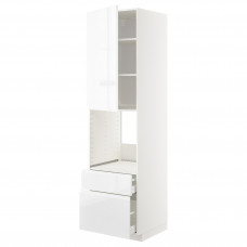 Доставка из Польши METOD / MAXIMERA w sz n pie dr/2fr/sre/w szu, bialy/Voxtorp polysk/biel, 60x60x220 cm ИКЕА-19460638, ЕВРОИКЕА Калининград