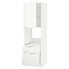 Доставка из Польши METOD / MAXIMERA w sz n pie dr/2fr/sre/w szu, bialy/Voxtorp matowy bialy, 60x60x200 cm ИКЕА-29463306, ЕВРОИКЕА Калининград