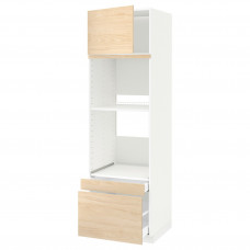 Доставка из Польши METOD / MAXIMERA w sz n pie/pie kom dr/2 szu, bialy/Askersund wzor jasny jesion, 60x60x200 cm ИКЕА-49462396, ЕВРОИКЕА Калининград