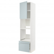 Доставка из Польши METOD / MAXIMERA Ш сз н пирог/пять др/2 сз, bialy/Kallarp jasnoszaro-niebieski, 60x60x240 cm ИКЕА-49479491, ЕВРОИКЕА Калининград