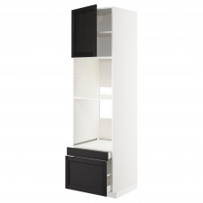 Доставка из Польши METOD / MAXIMERA w sz n pie/pie kom dr/2 szu, bialy/Lerhyttan bejcowane na czarno, 60x60x220 cm ИКЕА-49468751, ЕВРОИКЕА Калининград