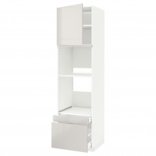 Доставка из Польши METOD / MAXIMERA w sz n pie/pie kom dr/2 szu, bialy/Ringhult jasnoszary, 60x60x220 cm ИКЕА-09454746, ЕВРОИКЕА Калининград