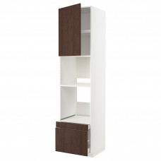 Доставка из Польши METOD / MAXIMERA w sz n pie/pie kom dr/2 szu, bialy/Sinarp brazowy, 60x60x240 cm ИКЕА-69465775, ЕВРОИКЕА Калининград