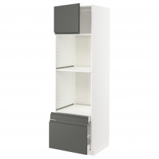 Доставка из Польши METOD / MAXIMERA w sz n pie/pie kom dr/2 szu, bialy/Voxtorp ciemnoszary, 60x60x200 cm ИКЕА-49462344, ЕВРОИКЕА Калининград