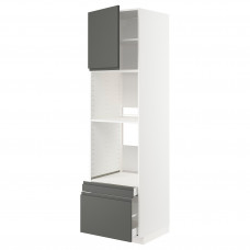 Доставка из Польши METOD / MAXIMERA w sz n pie/pie kom dr/2 szu, bialy/Voxtorp ciemnoszary, 60x60x220 cm ИКЕА-99459216, ЕВРОИКЕА Калининград