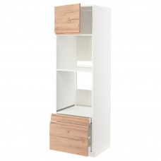 Доставка из Польши METOD / MAXIMERA w sz n pie/pie kom dr/2 szu, bialy/Voxtorp imit. debu, 60x60x200 cm ИКЕА-29456532, ЕВРОИКЕА Калининград