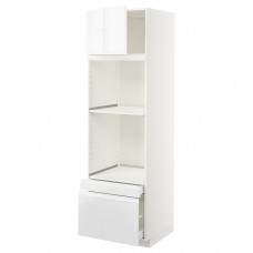 Доставка из Польши METOD / MAXIMERA w sz n pie/pie kom dr/2 szu, bialy/Voxtorp polysk/biel, 60x60x200 cm ИКЕА-59455022, ЕВРОИКЕА Калининград