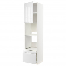 Доставка из Польши METOD / MAXIMERA w sz n pie/pie kom dr/2 szu, bialy/Voxtorp polysk/biel, 60x60x240 cm ИКЕА-59468487, ЕВРОИКЕА Калининград
