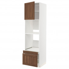 Доставка из Польши METOD / MAXIMERA Ш сз н пирог/пять др/2 сз, bialy Enkoping/brazowy orzech, 60x60x220 cm ИКЕА-19475220, ЕВРОИКЕА Калининград