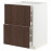 Доставка из Польши METOD / MAXIMERA sza st pl/2fr/2szu, bialy/Sinarp brazowy, 60x60 cm ИКЕА-69404305, ЕВРОИКЕА Калининград
