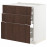 Доставка из Польши METOD / MAXIMERA sza st pl/3fr/3szu, bialy/Sinarp brazowy, 80x60 cm ИКЕА-99404342, ЕВРОИКЕА Калининград