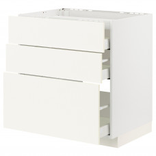 Доставка из Польши METOD / MAXIMERA sza st pl/3fr/3szu, bialy/Vallstena bialy, 80x60 cm ИКЕА-99507203, ЕВРОИКЕА Калининград