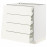 Доставка из Польши METOD / MAXIMERA sza stj 4fr/2n/3sr szu, bialy/Vallstena bialy, 80x60 cm ИКЕА-89507166, ЕВРОИКЕА Калининград