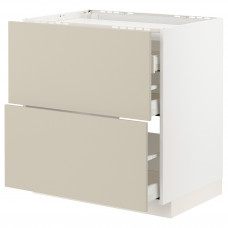 Доставка из Польши METOD / MAXIMERA sza st pl/2fr/3szu, bialy/Havstorp bezowy, 80x60 cm ИКЕА-39426686, ЕВРОИКЕА Калининград