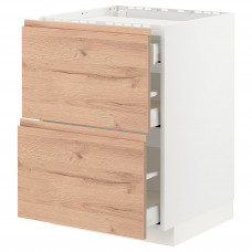 Доставка из Польши METOD / MAXIMERA sza st pl/2fr/3szu, bialy/Voxtorp imit. debu, 60x60 cm ИКЕА-59403207, ЕВРОИКЕА Калининград