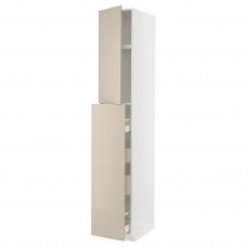 Доставка из Польши METOD / MAXIMERA sza wys z wys 1drz/4szu, bialy/Havstorp bezowy, 40x60x240 cm ИКЕА-79463422, ЕВРОИКЕА Калининград