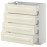 Доставка из Польши METOD / MAXIMERA sz stj 4fr/4szu, bialy/Bodbyn kremowy, 80x37 cm ИКЕА-59026475, ЕВРОИКЕА Калининград