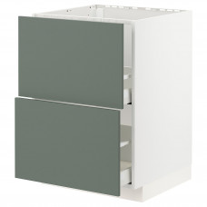 Доставка из Польши METOD / MAXIMERA sz stj zl+2fr/2szu, bialy/Bodarp szarozielony, 60x60 cm ИКЕА-39317338, ЕВРОИКЕА Калининград
