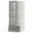 Доставка из Польши METOD / MAXIMERA sza sc szkl drz/2 szu, bialy/Bodbyn szary, 40x100 cm ИКЕА-79394971, ЕВРОИКЕА Калининград
