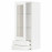 Доставка из Польши METOD / MAXIMERA sza sc szkl drz/2 szu, bialy Enkoping/bialy imitacja drewna, 40x100 cm ИКЕА-09473504, ЕВРОИКЕА Калининград