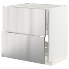 Доставка из Польши METOD / MAXIMERA sz stj zl+2fr/2szu, bialy/Varsta stal nierdz, 80x60 cm ИКЕА-19329870, ЕВРОИКЕА Калининград