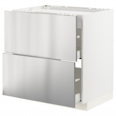 Доставка из Польши METOD / MAXIMERA sz stj pl/2fr/2szu, bialy/Varsta stal nierdz, 80x60 cm ИКЕА-59329811, ЕВРОИКЕА Калининград