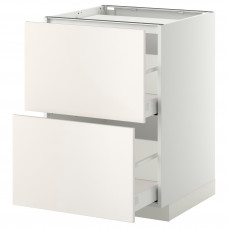 Доставка из Польши METOD / MAXIMERA sz stj pl/2fr/2szu, bialy/Veddinge bialy, 60x60 cm ИКЕА-69920355, ЕВРОИКЕА Калининград